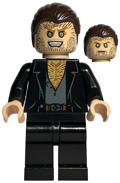 Минифигурка Lego Harry Potter Fenrir Greyback - Dark Brown Hair hp091 U